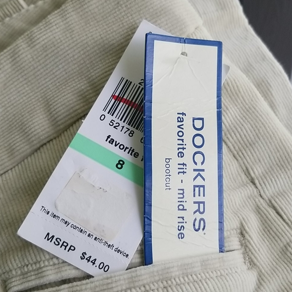 NWT Dockers Corduroy Favorite Fit Pants 8 - Picture 6 of 9